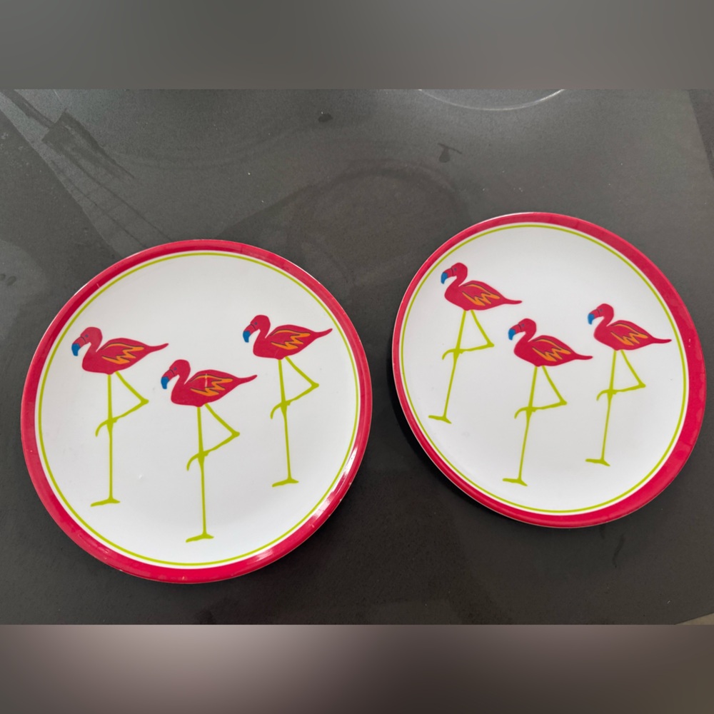 Flamingo Design Plates